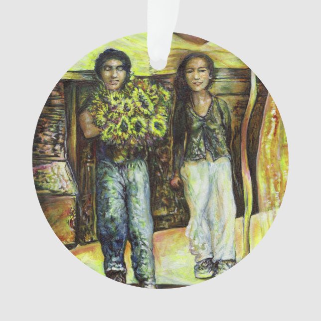 A Sistine ChapeI Phase of a ChaIIenge  Ornament (Front)