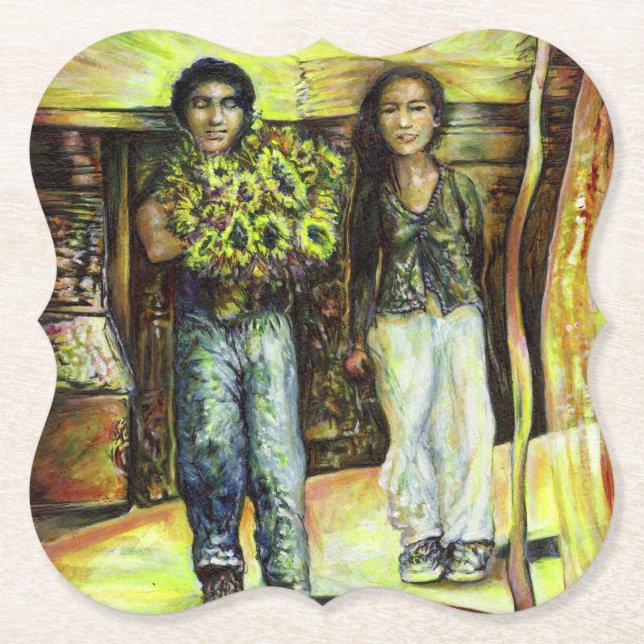 A Sistine ChapeI Phase of a ChaIIenge  Paper Coaster (Front)