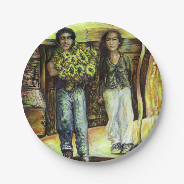 A Sistine ChapeI Phase of a ChaIIenge  Paper Plate (Front)