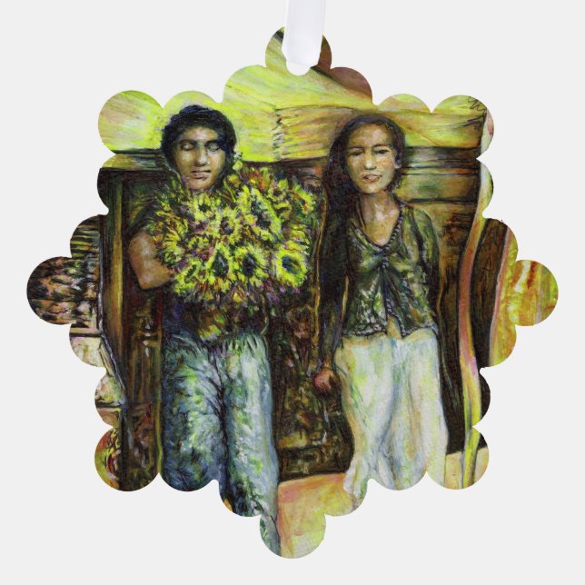 A Sistine ChapeI Phase of a ChaIIenge  Tree Decoration Card (Front)