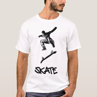 A skater performs a jump and hangs in the air T-Shirt
