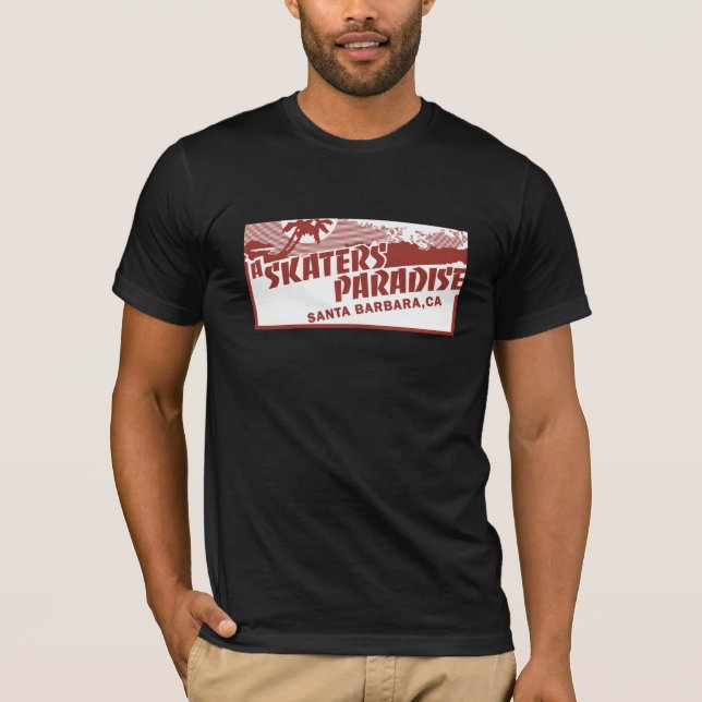 A Skater's Paradise - Black T-shirt (Front)