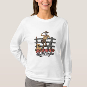 A skeletal cowboy tipping his hat T-Shirt