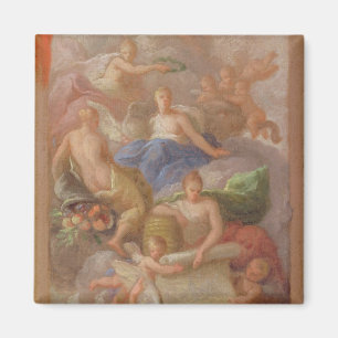 A Sketch of Gratitude Crowned by Peace, with Other Magnet