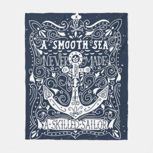 A Skilled Sailor Fleece Blanket