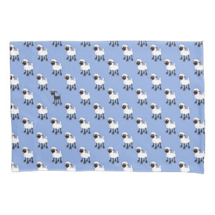 A skinny sheep pillowcase