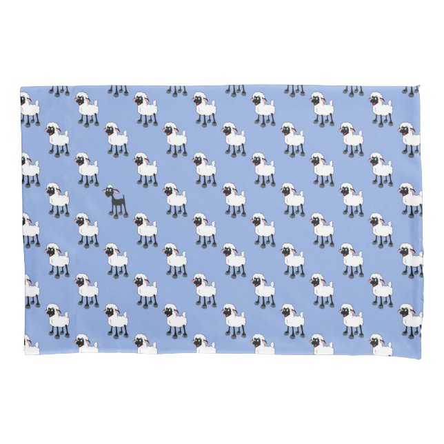 A skinny sheep pillowcase (Front)