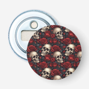 A Skull and Roses Series Design 10 Bottle Opener