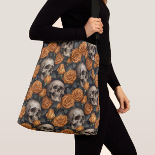 A Skull and Roses Series Design 11 Crossbody Bag