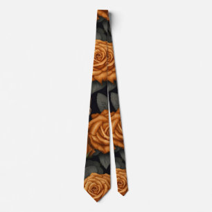 A Skull and Roses Series Design 11 Tie