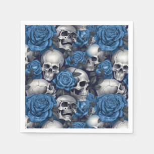 A Skull and Roses Series Design 12 Napkin