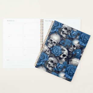 A Skull and Roses Series Design 12 Planner