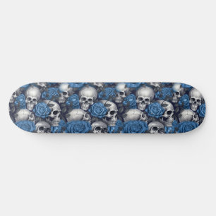 A Skull and Roses Series Design 12 Skateboard