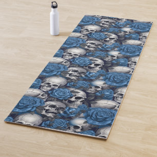 A Skull and Roses Series Design 12 Yoga Mat