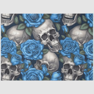 A Skull and Roses Series Design 1 Tissue Paper