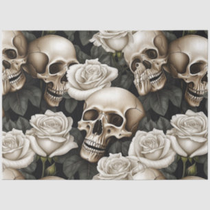 A Skull and Roses Series Design 3 Tissue Paper