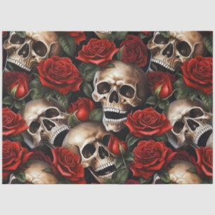 A Skull and Roses Series Design 6 Tissue Paper