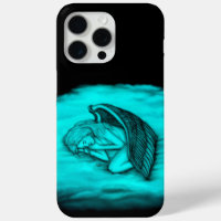 A sleeping Angel , Black and Green Design