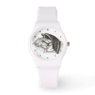 A sleeping Angel , black and white Watch