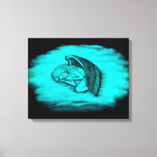 A sleeping Angel Canvas Print