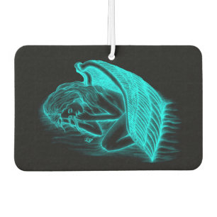 A sleeping Angel Car Air Freshener