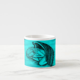 A sleeping Angel Espresso Cup