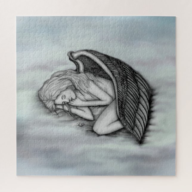 A sleeping Angel Jigsaw Puzzle (Vertical)