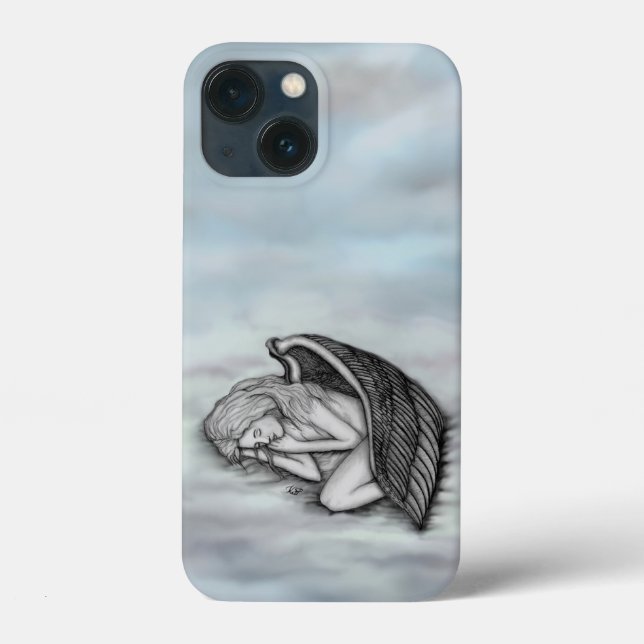 A sleeping Angel on the heavens clouds Case-Mate iPhone Case (Back)