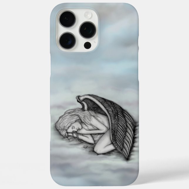 A sleeping Angel on the heavens clouds Case-Mate iPhone Case (Back)