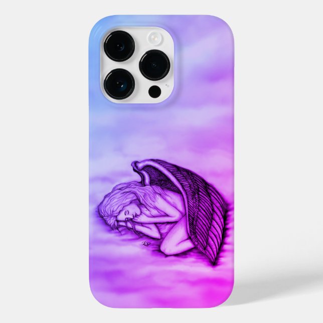 A sleeping Angel on the heavens clouds Case-Mate iPhone Case (Back)