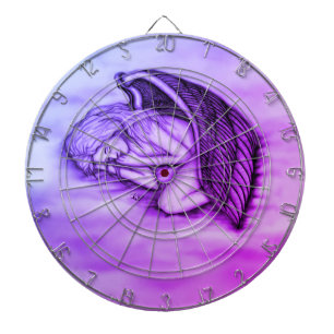 A sleeping Angel on the heavens clouds Dartboard