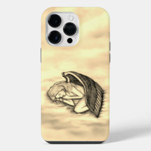 A sleeping Angel on the heavens clouds iPhone 14 Pro Max Case