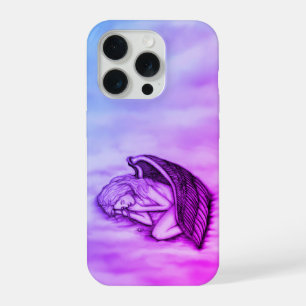 A sleeping Angel on the heavens clouds iPhone 15 Pro Case