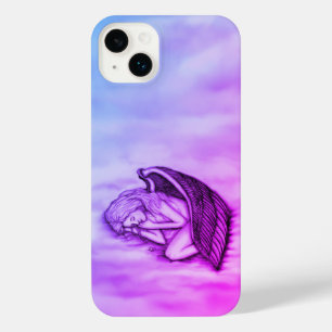 A sleeping Angel on the heavens clouds iPhone 14 Plus Case