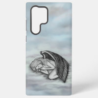 A sleeping Angel on the heavens clouds