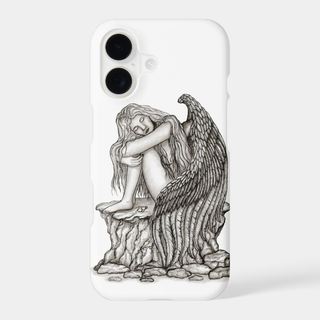 A sleeping Angel on the Stone (Back)
