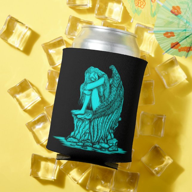 A sleeping Angel on the Stone Can Cooler (In Situ Summer)