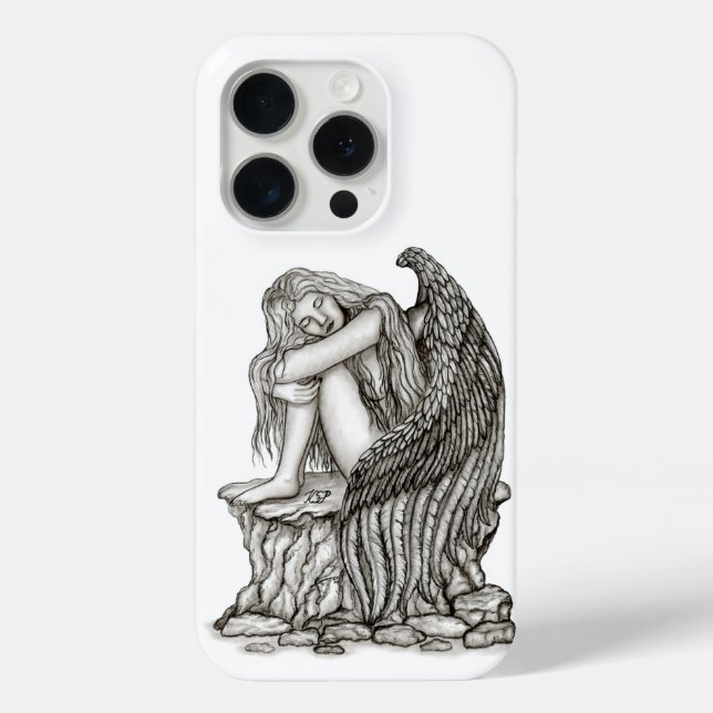 A sleeping Angel on the Stone Case-Mate iPhone Case (Back)