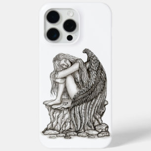 A sleeping Angel on the Stone iPhone 15 Pro Max Case