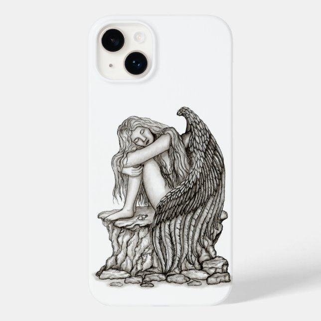 A sleeping Angel on the Stone Case-Mate iPhone Case (Back)