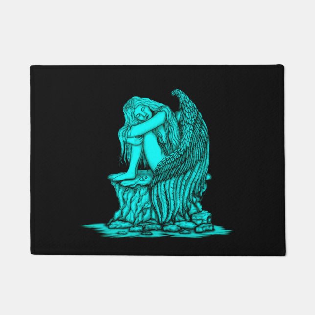 A sleeping Angel on the Stone Doormat (Front)