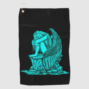 A sleeping Angel on the Stone Golf Towel