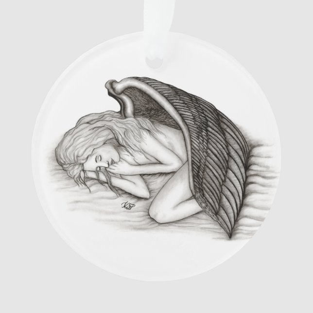 A sleeping Angel Ornament (Front)