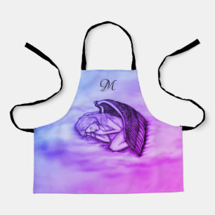 A sleeping Angel , personalise own Monogram Apron