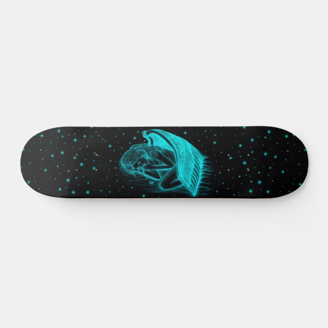 A sleeping Angel Skateboard (Horz)