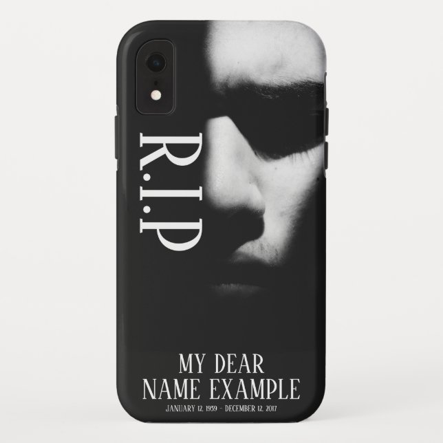 A sleeping face in half shadow Case-Mate iPhone case (Back)