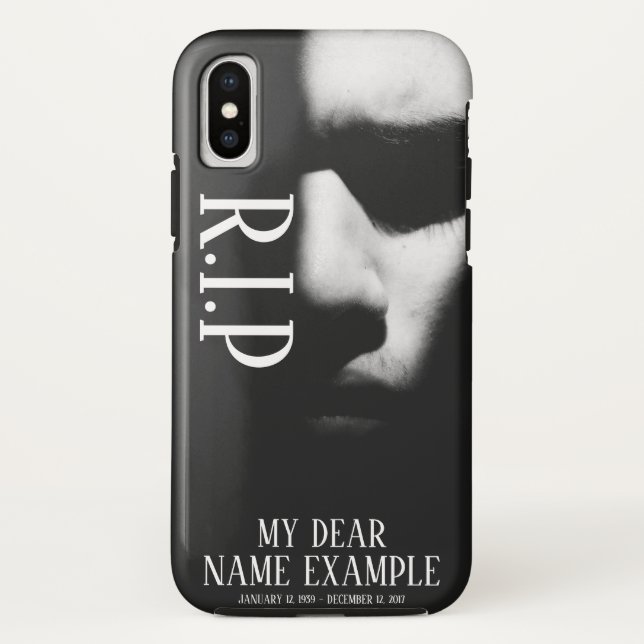 A sleeping face in half shadow Case-Mate iPhone case (Back)