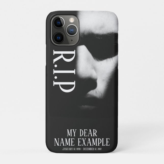 A sleeping face in half shadow Case-Mate iPhone case (Back)
