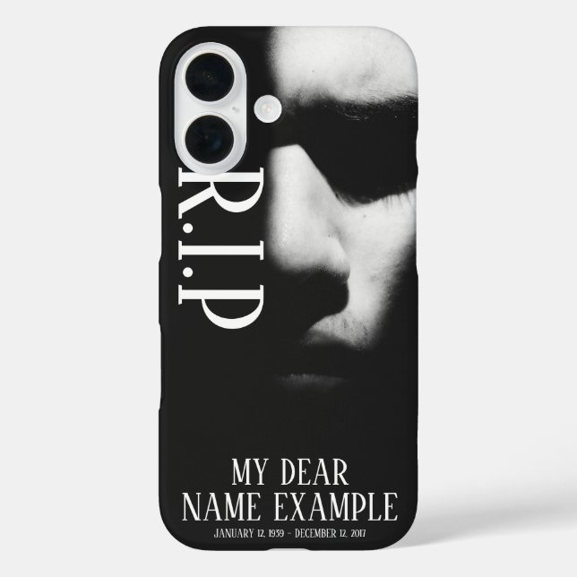 A sleeping face in half shadow Case-Mate iPhone case (Back)