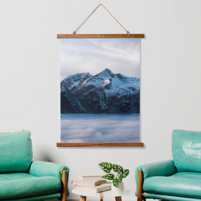 A sleeping giant hanging tapestry (Living Room)
